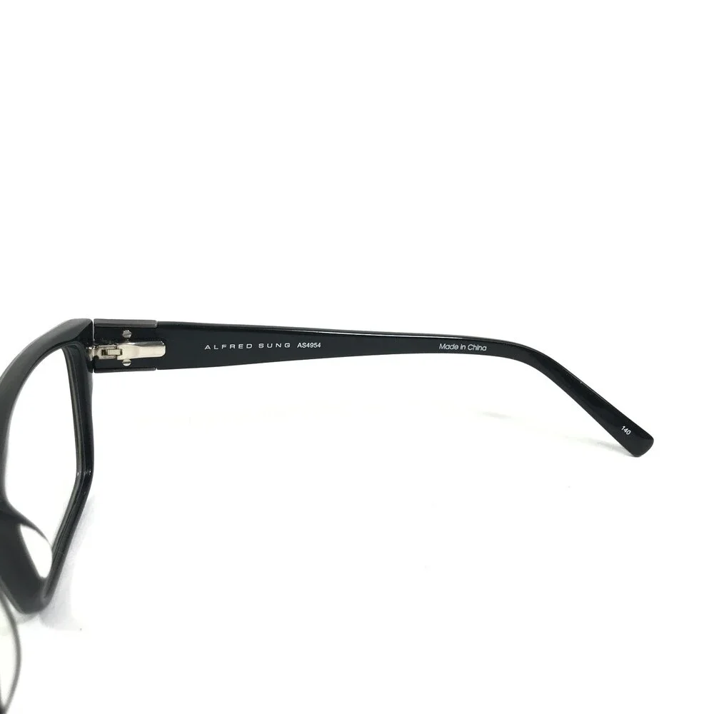 Alfred Sung Eyeglasses Frames AS4954 C13 TOR Tortoise Rectangular 56-19-140